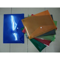 A4 plastic document holder PP folder with snap button